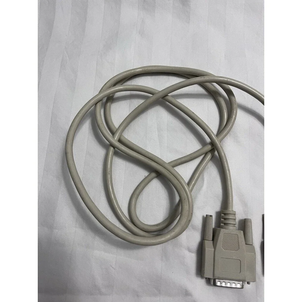 DB15 Male to DB15 Male Cable 15-Pin 2-Row Shielded Cord for Mac Monitor Video